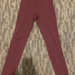 LULULEMON Leggings - Maroon